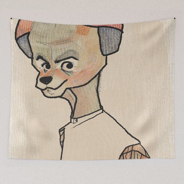 Item preview, Dog with Striped Shirt designed and sold by MENINO ALIPIO.