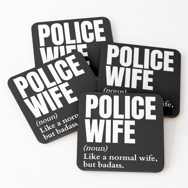 Item preview, CFunny Badass Police Wife Definition designed and sold by EndlessFreedom.
