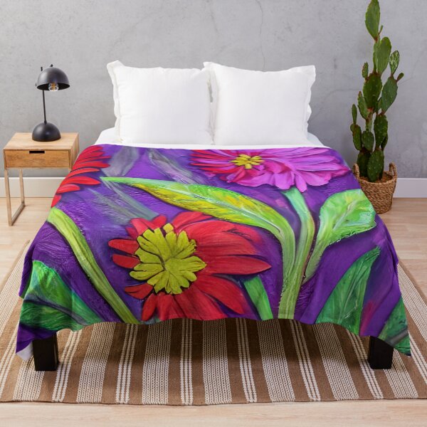 Item preview, Color Flower art, Purple Sage Flower art, Floral Modern Art designed and sold by viewgraphics.