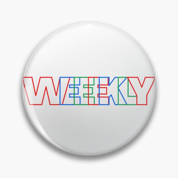 Item preview, Weeekly Colorful Mixed Typo designed and sold by AliffStudio.