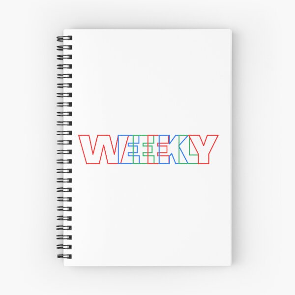 Item preview, Weeekly Colorful Mixed Typo designed and sold by AliffStudio.