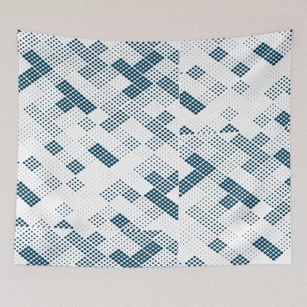 Item preview, random square halftone pattern designed and sold by abudesigner.