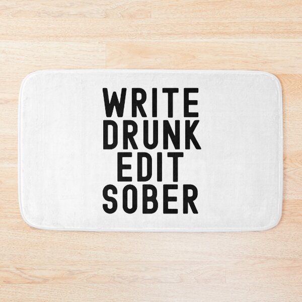 Item preview, Write Drunk Edit Sober - Grant Writing, College Professor Gift, Tenure Gift, Author, Writer Gift, Editor Gift designed and sold by jadedscientist.