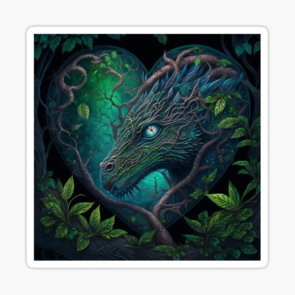 Forest Dragon Art Board Print for Sale by NightWispStudio