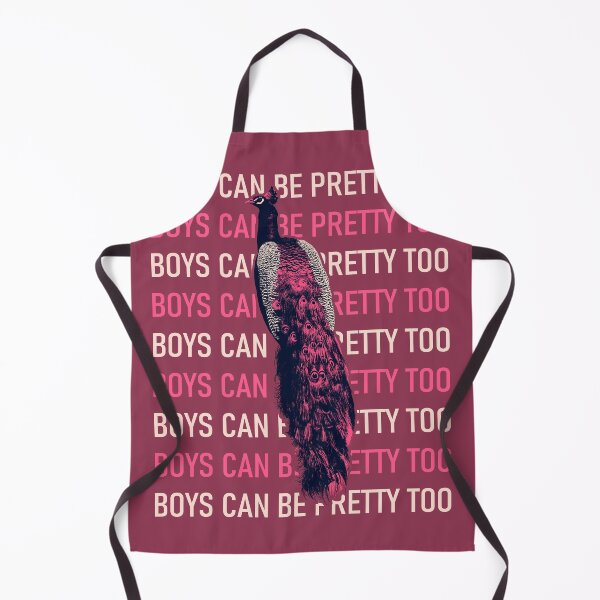 Item preview, Boys Can Be Pretty Too (Peacock Design) designed and sold by WhitetailGfx.