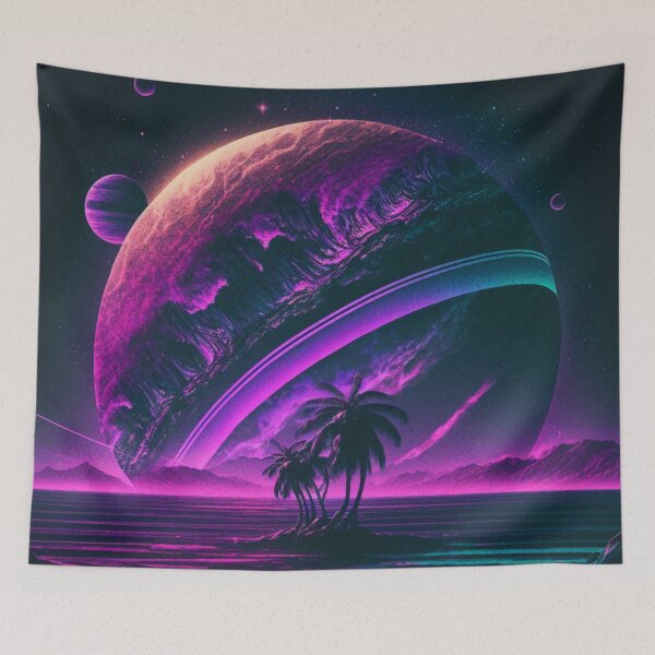 Item preview, Vaporwave Universe Island Aesthetic designed and sold by trajeado14.