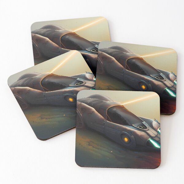 Item preview, Futuristic car designed and sold by BigBrainArtwork.