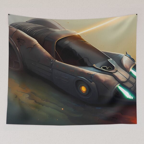 Item preview, Futuristic car designed and sold by BigBrainArtwork.