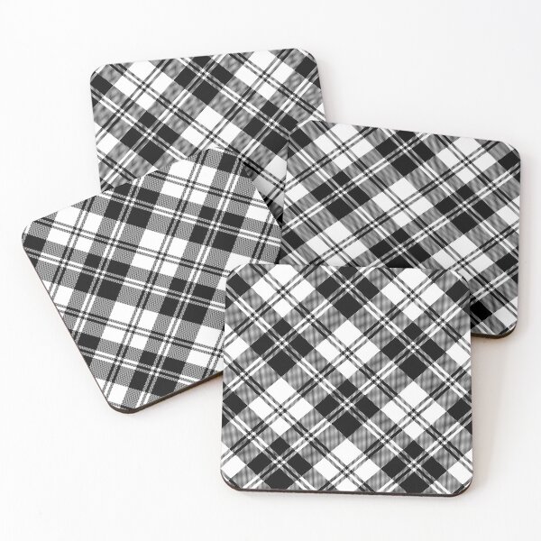 Item preview, Black White Plaid Buffalo Goth designed and sold by porterpouts.