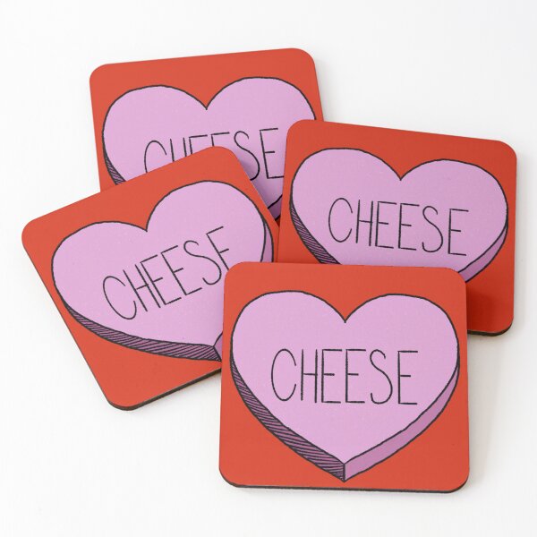 Item preview, A cheesy pink candy heart designed and sold by AdventuresOy.