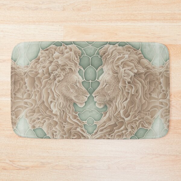 Artikelvorschau, Fierce Face, Lions entworfen und verkauft von BellasArtStudio.