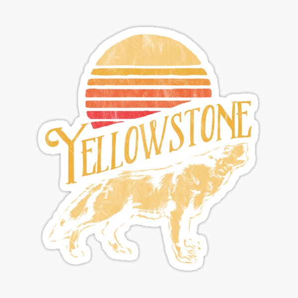 Howling Wolf Stickers Redbubble - roblox yellowstone how to breed