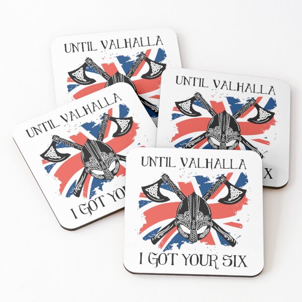 Item preview, Until Valhalla I got your Six - English Flag designed and sold by Georgy09.