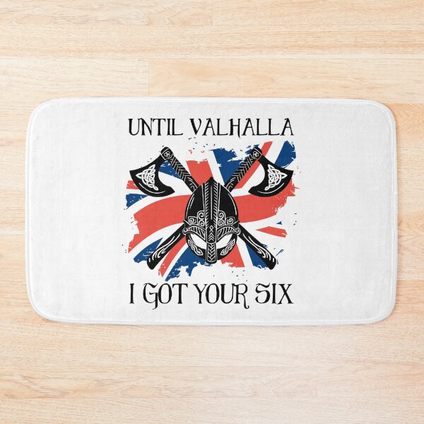 Item preview, Until Valhalla I got your Six - English Flag designed and sold by Georgy09.