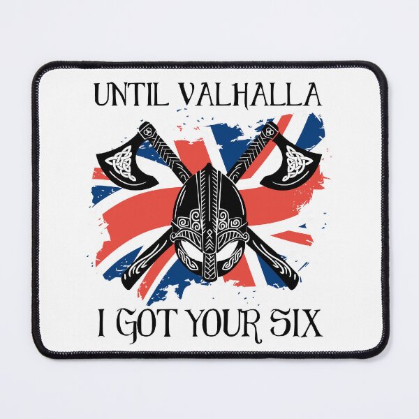 Item preview, Until Valhalla I got your Six - English Flag designed and sold by Georgy09.