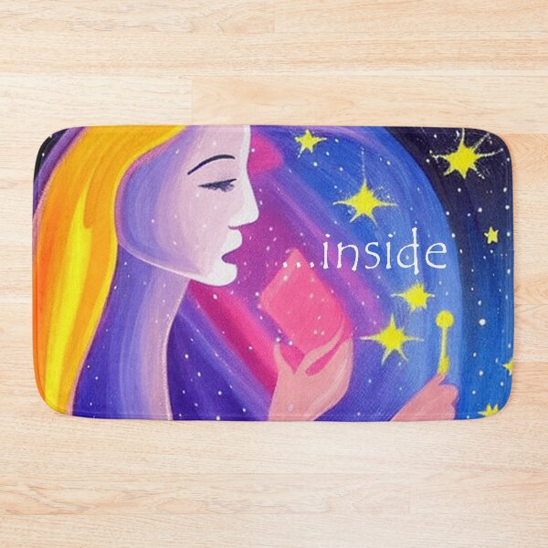 Item preview, Water Color Art Painting Women Colorful "...inside" designed and sold by C-CatShop.