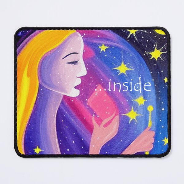 Item preview, Water Color Art Painting Women Colorful "...inside" designed and sold by C-CatShop.