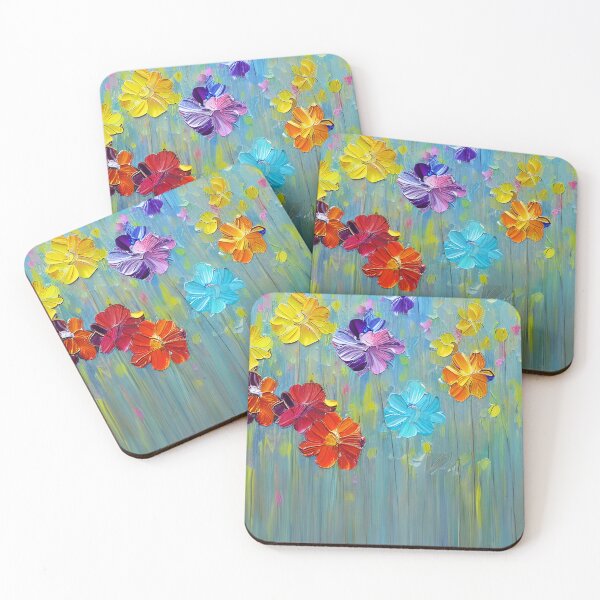 Item preview, Abstract Flower Art, Modern Floral Acrylic  Art ,Impressionism Art designed and sold by viewgraphics.