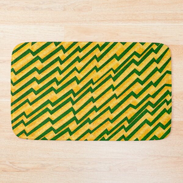 Item preview, Green Static Zig Zag Yellow and Green Pattern designed and sold by Brent Pruitt.