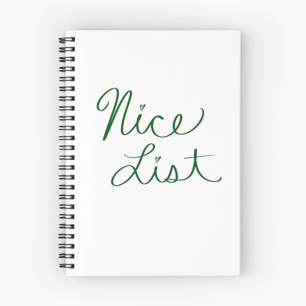 Item preview, Nice List designed and sold by abeink.