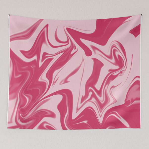Item preview, Abstract Liquid Marble Art Paint- Pink and white Heavenly Chocolate cotton candy Metallic marble art designed and sold by MAEffects.