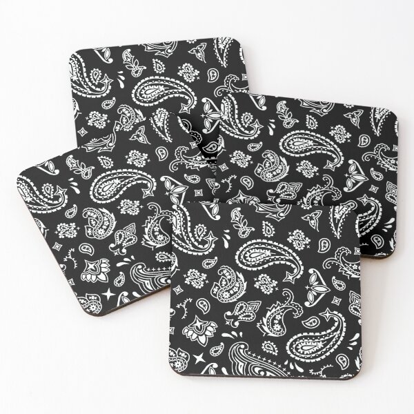 Item preview, Black and White Paisley Pattern designed and sold by porterpouts.