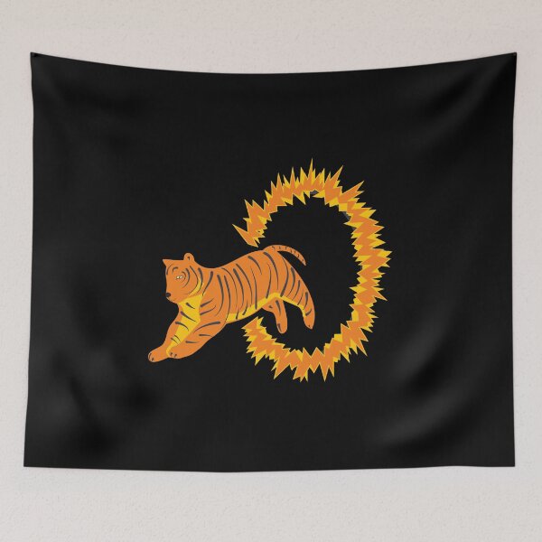 Item preview, Tiger and Flames designed and sold by whyitsme.