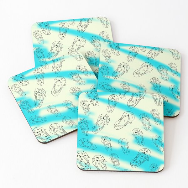 Item preview, Flip Flop Line Art Pattern designed and sold by vibeno1.