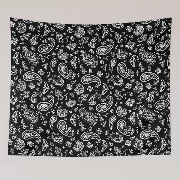 Item preview, Black and White Paisley Pattern designed and sold by porterpouts.