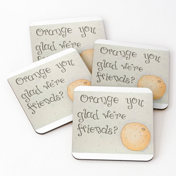 Item preview, Orange You Glad We're Friends? designed and sold by LauraCLeMaster.