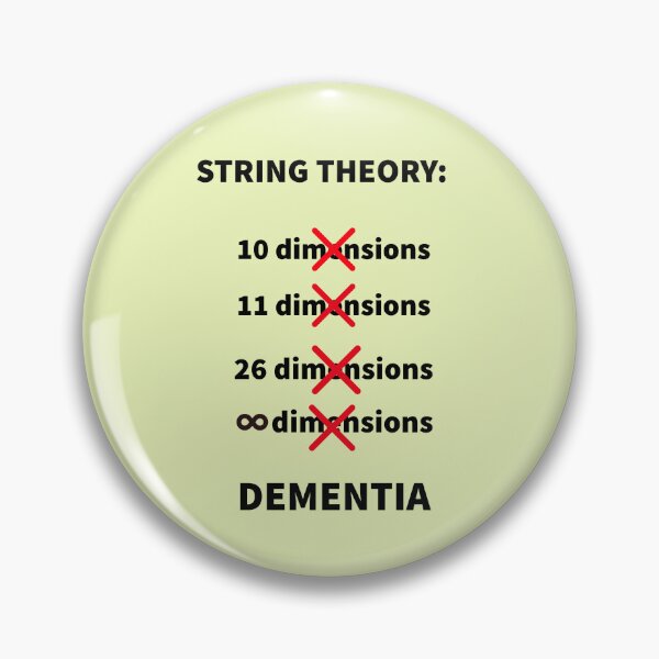 Item preview, String Theory - From Dimensions To Dementia designed and sold by TechLaughs.