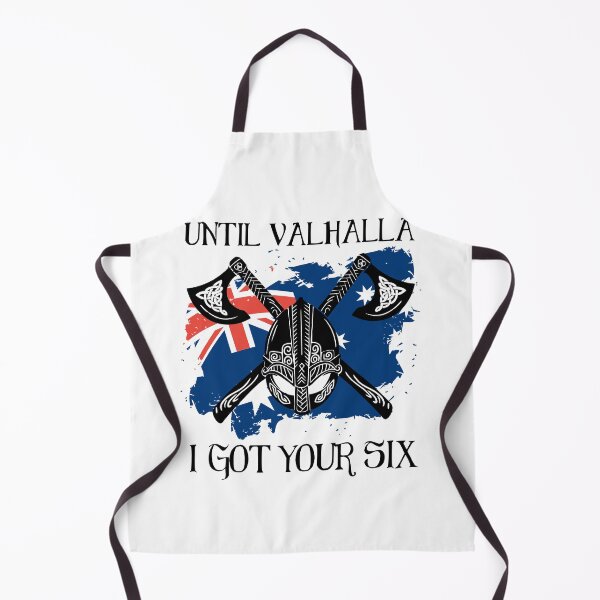 Artikelvorschau, Bis Valhalla habe ich deine Sechs bekommen - Australische Flagge entworfen und verkauft von Georgy09.