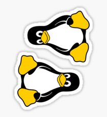 Tux x2 Sticker