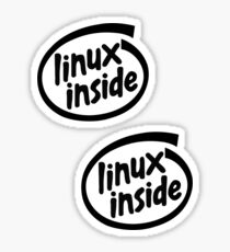 Inside Intel x2 Sticker