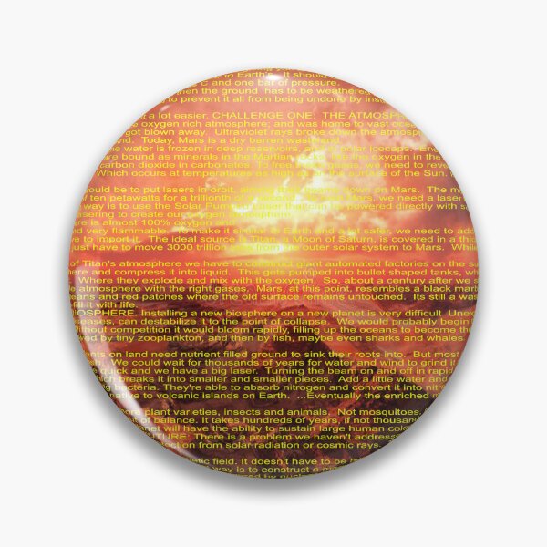 Item preview, Mars Laser Terraforming Art designed and sold by Alicefish.