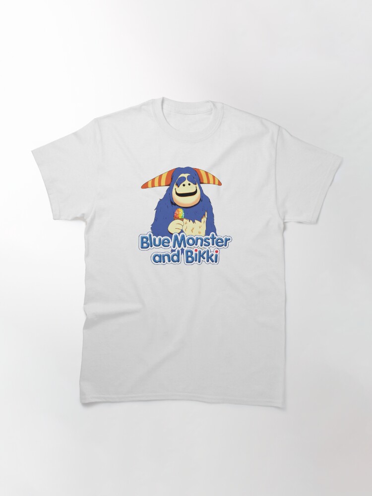 Alternate view of Blue Monster Rainbow Snowcone Classic T-Shirt