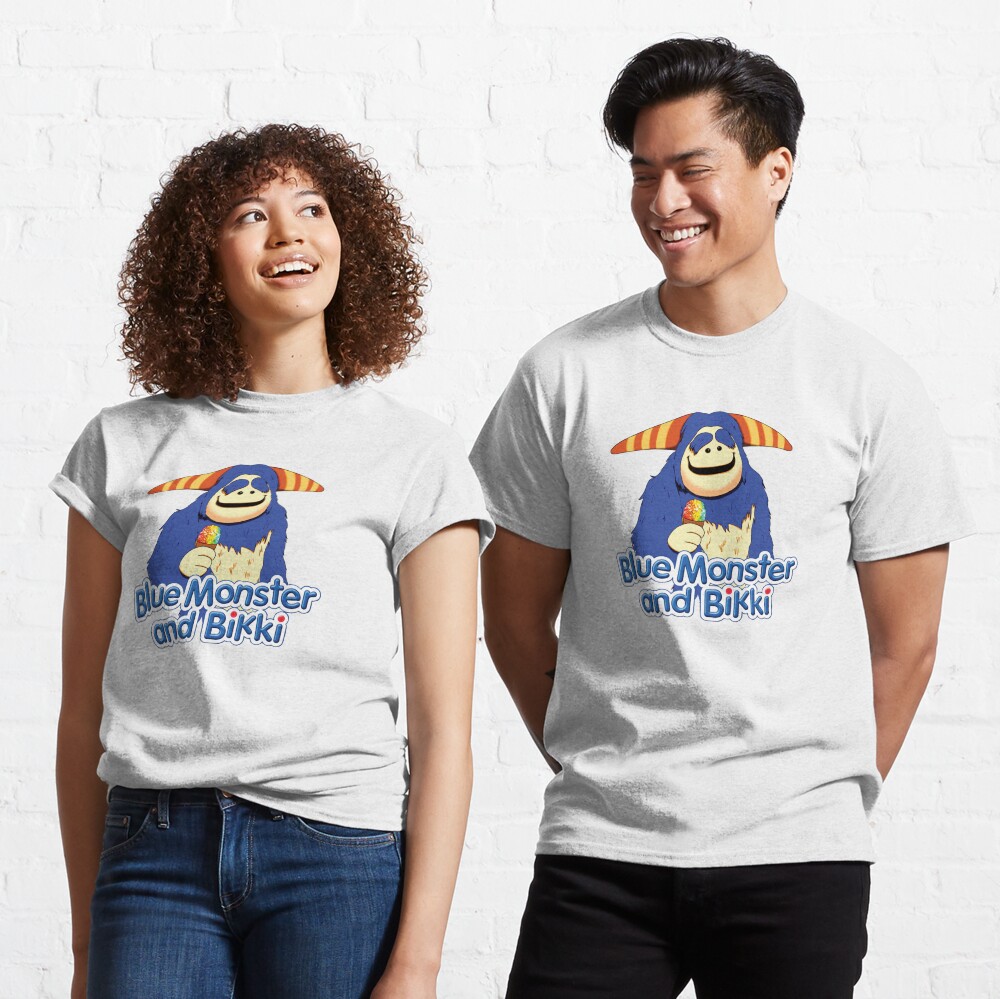 Blue Monster Rainbow Snowcone Classic T-Shirt