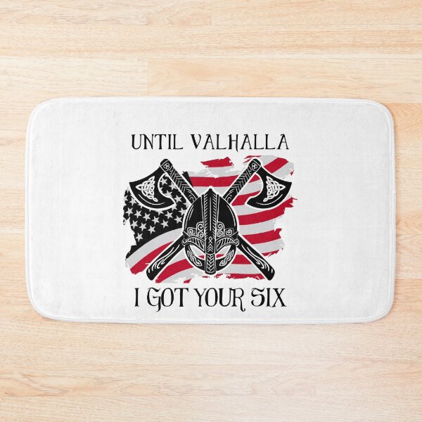 Item preview, Until Valhalla I got your six -  US Flag designed and sold by Georgy09.