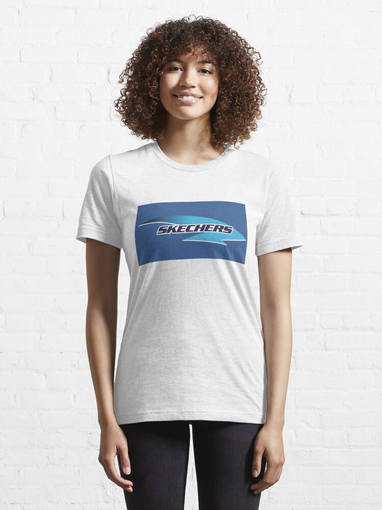 Skechers t sale shirt womens blue