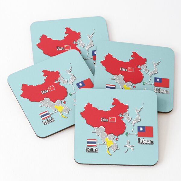 Item preview, where is taiwan world map | taiwan location map_not Thailand and China_light green designed and sold by jessie848v.
