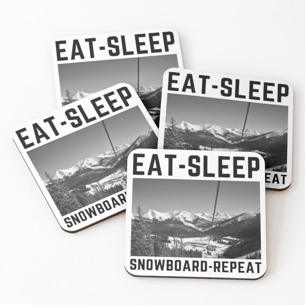 Item preview, Eat Sleep Snowboard Repeat designed and sold by CarefulCaptures.