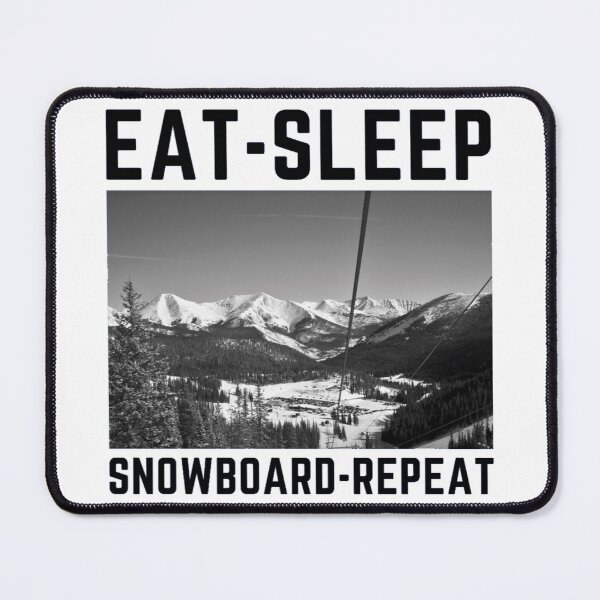 Item preview, Eat Sleep Snowboard Repeat designed and sold by CarefulCaptures.