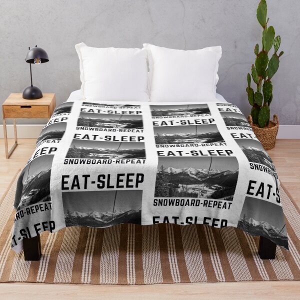 Item preview, Eat Sleep Snowboard Repeat designed and sold by CarefulCaptures.