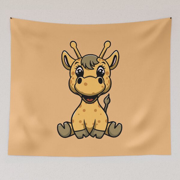 Item preview, Cute Giraffe Smiling designed and sold by cubbone.