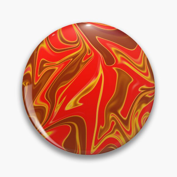 Item preview, Abstract Liquid Metallic Marble Art Paint- Orange Lava red Marble art designed and sold by MAEffects.