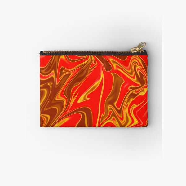 Item preview, Abstract Liquid Metallic Marble Art Paint- Orange Lava red Marble art designed and sold by MAEffects.