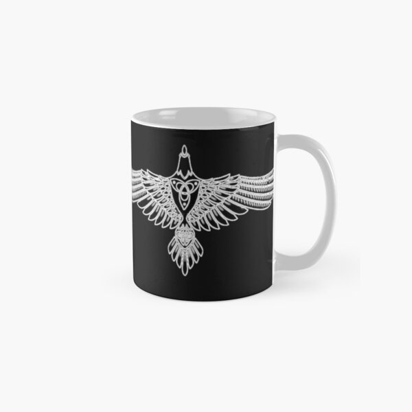 Item preview, Odin's Raven tribal design with outstretched wings designed and sold by Vintage Hustle.