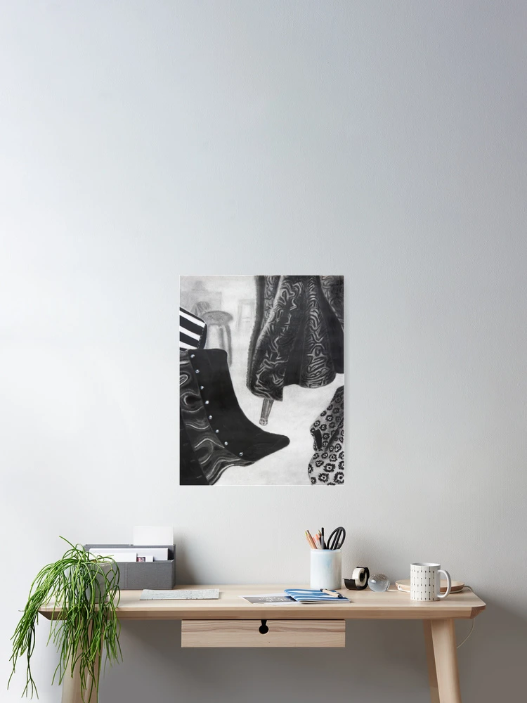 Aperçu 2 sur 3. Poster avec l'œuvre Off the Rack créée et vendue par The Studio Red.
