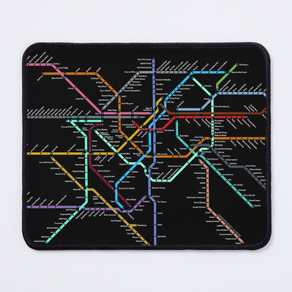 Item preview, subway unknow city map designed and sold by Claudio Pepper.