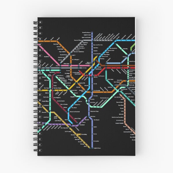 Item preview, subway unknow city map  designed and sold by Claudio Pepper.